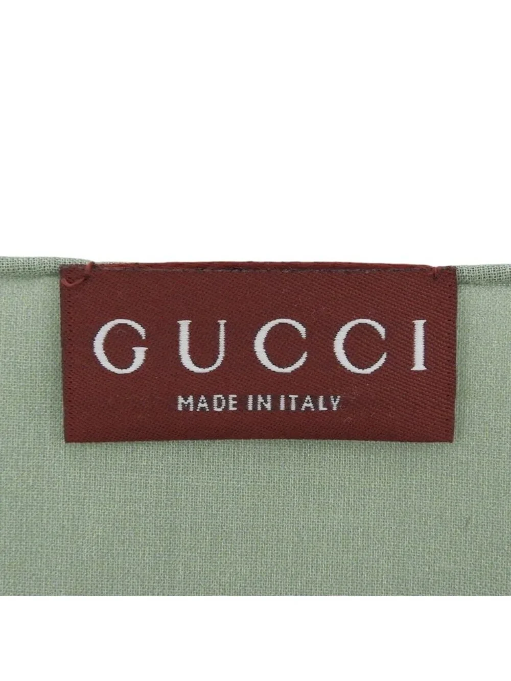 Gucci Released Yuko Higuchi Collaboration Cotton Scarf Handkerchief Green